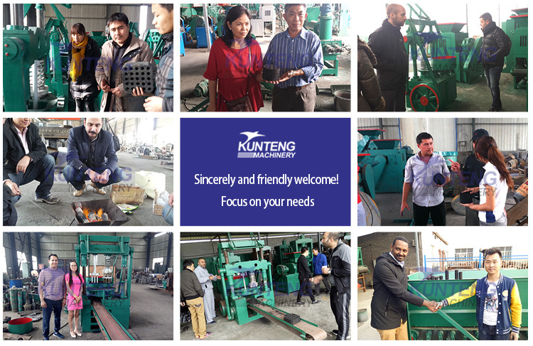 BBQ Charcoal Press Machine Coal Powder Briquette Making Machine