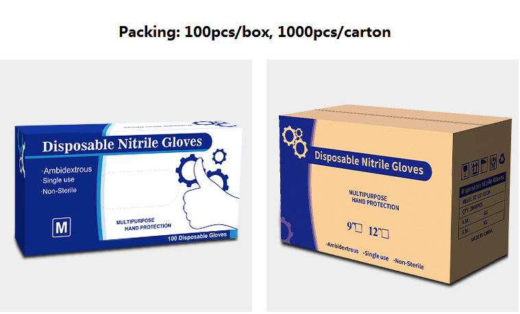 Disposable Powder free Nitrile Gloves Cheap Nitrile Gloves