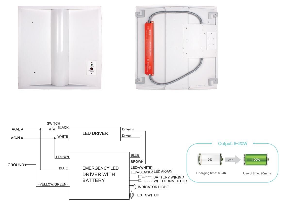Buy Led Troffer Light from Shenzhen CREP Optoelectronics, China