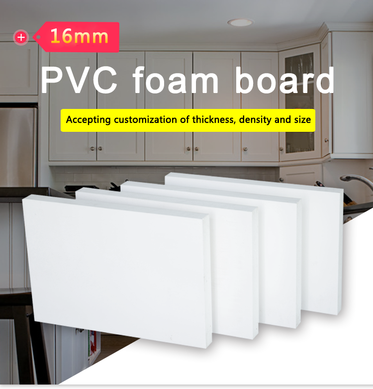 High Density 16mm PVC Foam Board for Furniture Water Proof Kitchen Cabinets  PVC Foam Sheet - China Black PVC Sheet for Cabinet, Advertising PVC Foam  Board