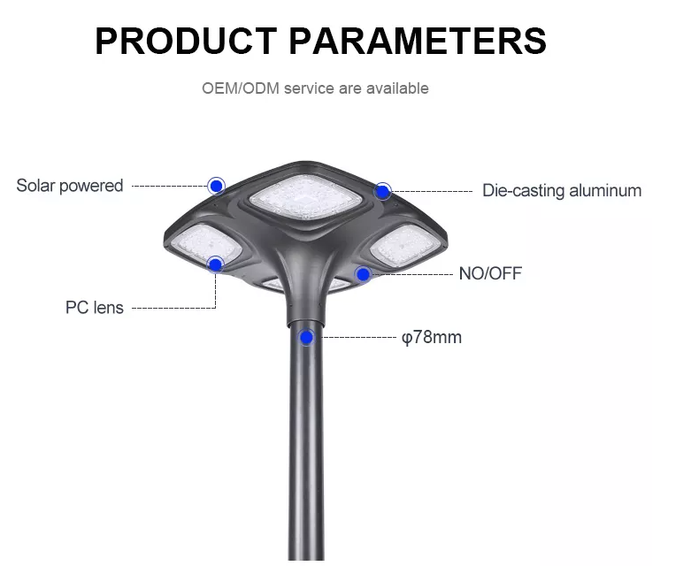 Highlux 45w solar street light