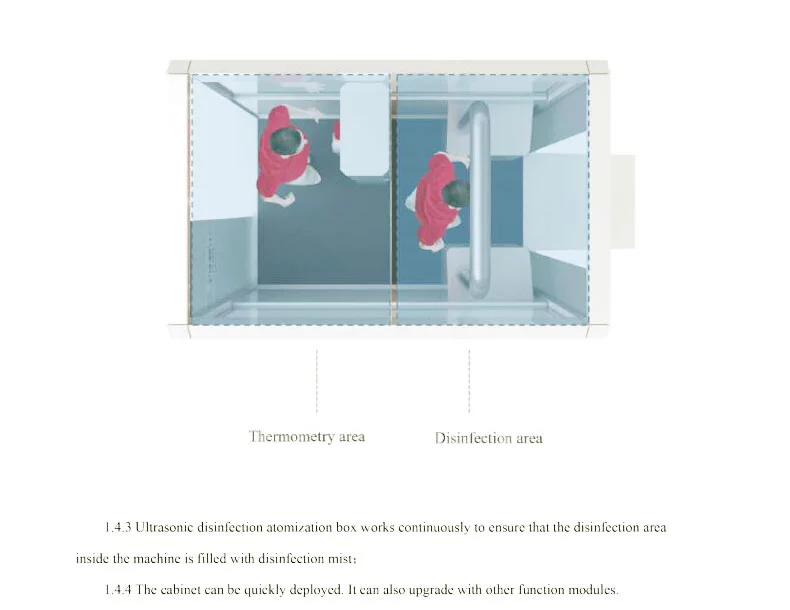 Buy Automatic Disinfection Chamber-atomization Disinfection Room-body ...