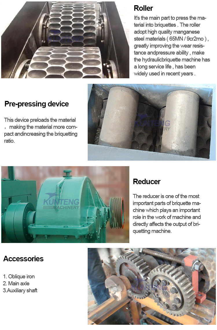 New Design Hydraulic Charcoal Briquette Machine Coal Ball Press Equipment