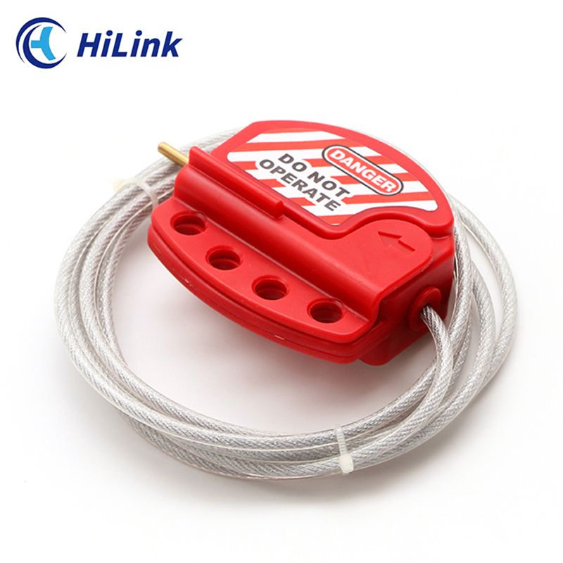 Buy Adjustable Retractable Cable Lockout With Padlocks Holes For ...