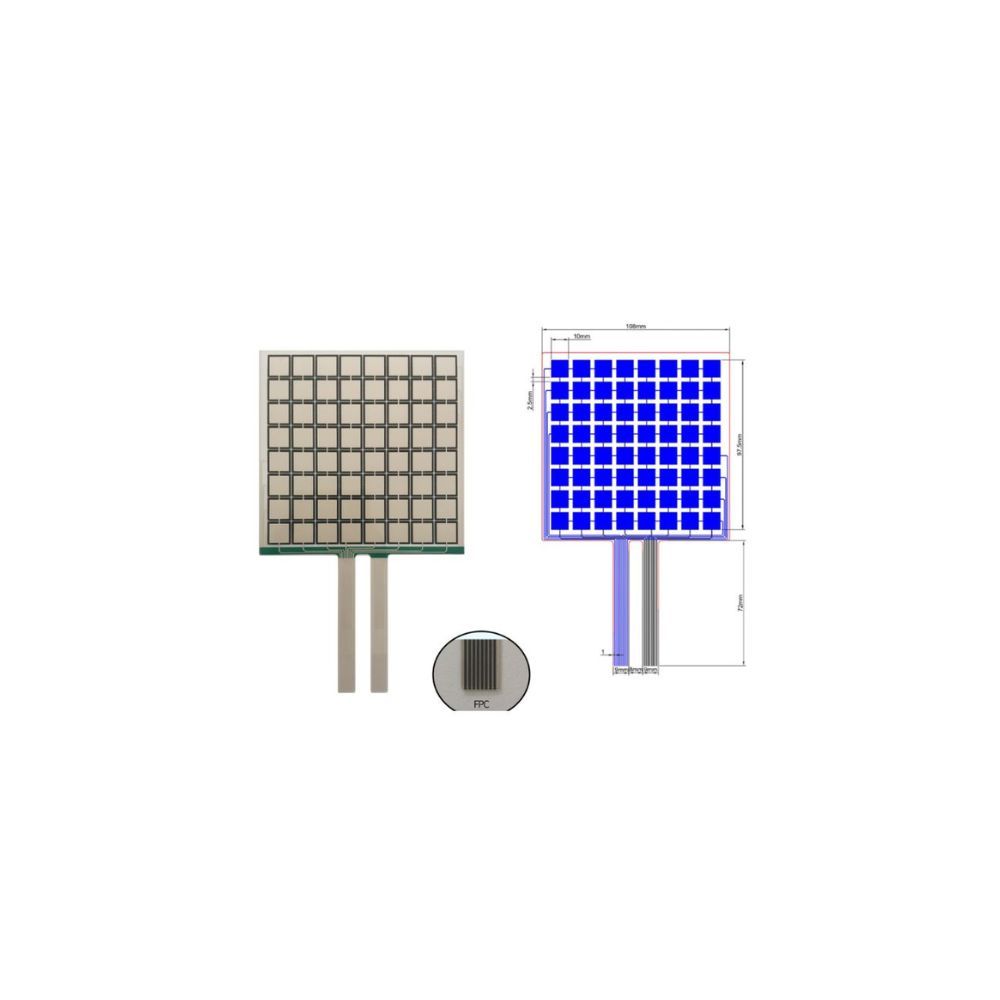 Buy Thin Film Pressure Sensor Matrix For Robotics And Touch Detection ...