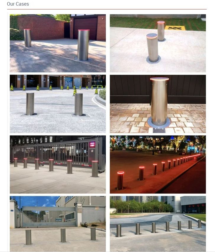 Programable Barrier Fobs Buy Reliable Factory Heavy Duty Safety Bollard Automatic Protective ...