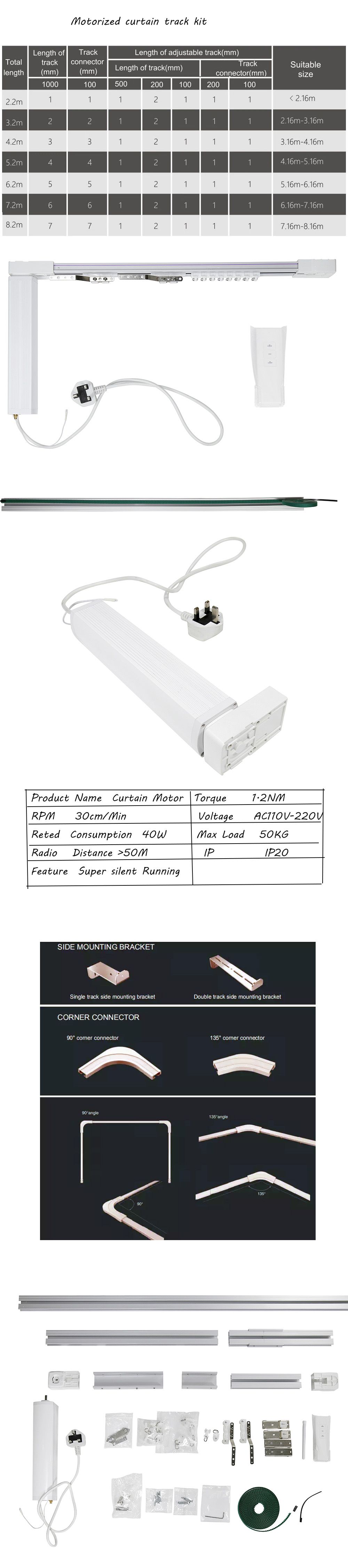 Buy Motorized Curtain Track Kit from Zebrago (SZ) Technology Co.,Ltd