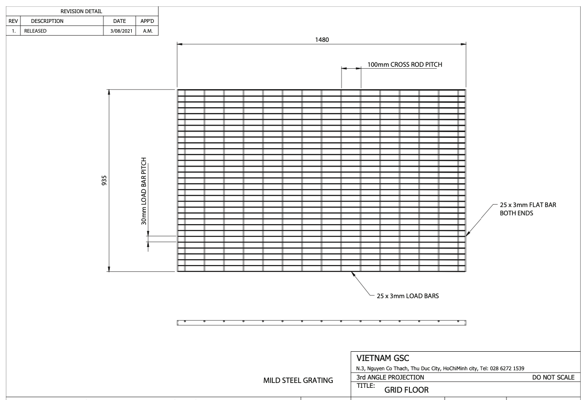 Grating floor | Metal fabrication | Vietnam GSC | Vietnam Sourcing