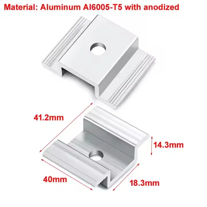 Wholesale PV Solar Adjustable Front and Back Base Roof Mounting System