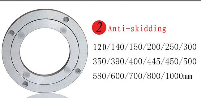 Buy 442mm Heavy-duty Aluminium Swivel Lazy Susan, Swivel Bearing Turntable  For Table, Low Noise Round Plate Display Base from Jinhua Jiashang  Houseware Co.,Ltd, China