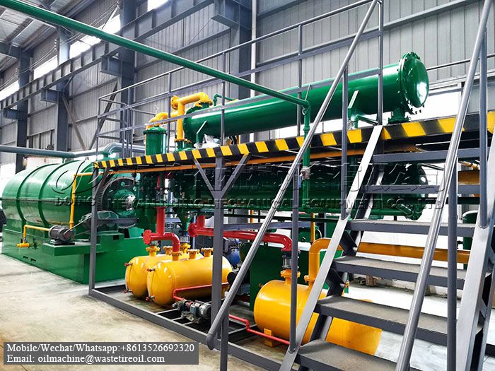 Mini tyre pyrolysis machine