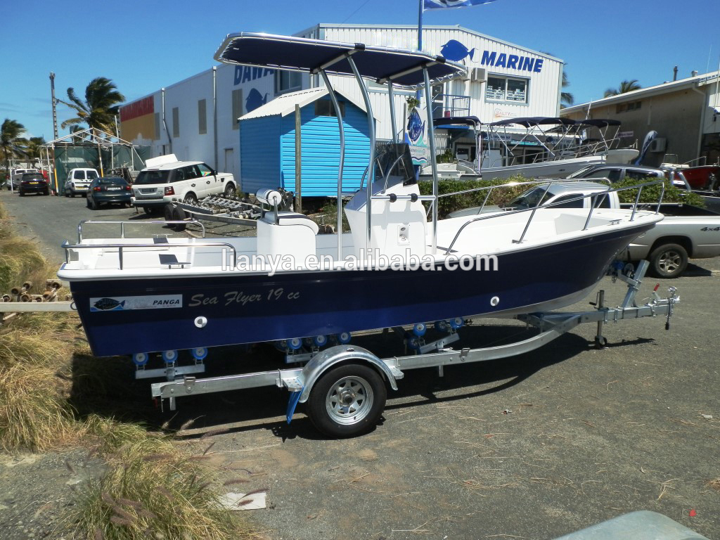 Liya 5.8m Fiberglass Panga Boats Manufacturers Fishing Boats with