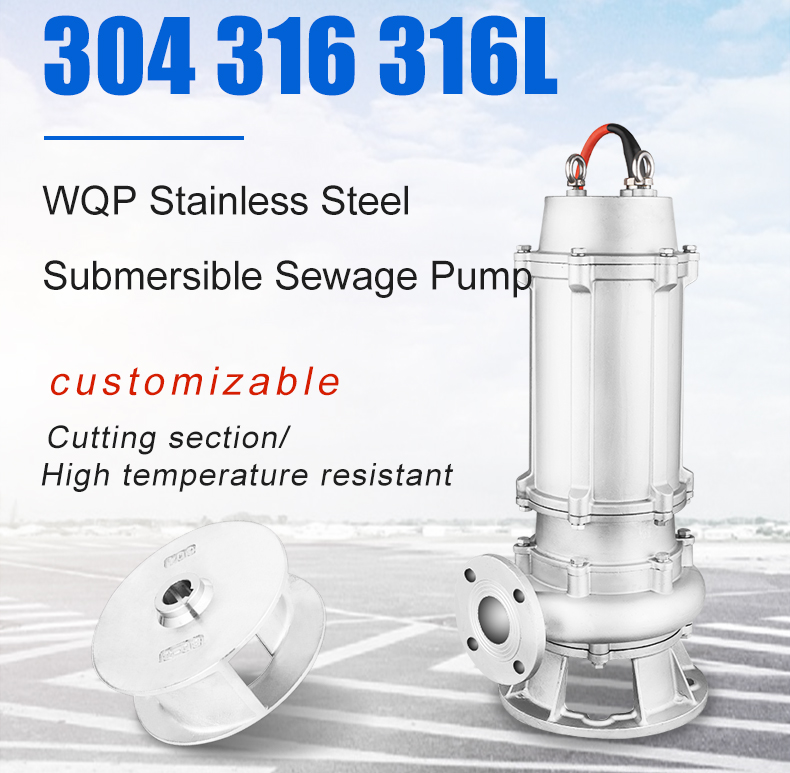 Buy 1hp Stainless Steel Submersible Sewage Pump Cost Chemical Dirty ...