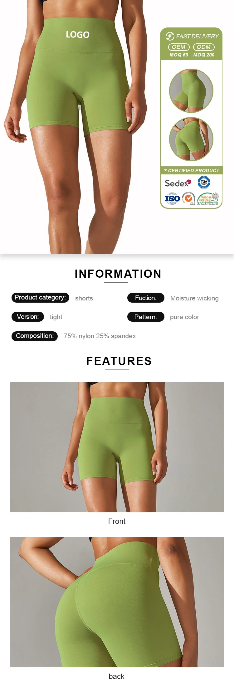 Buy 2023 Whole Sale New China Nude Feeling Fitness High Waist Tummy Control  Hip Lift Gym Sports Racing Cycling Yoga Shorts For Women from Hangzhou  Shangyou Apparel Co., Ltd., China | Tradewheel.com