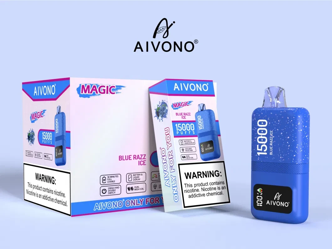 Buy 2024 Factory Disposable E-cigarette Aivono Aim Magic 15000 Puffs 24ml  0% 2% 3% 5% Nicotine Select Multi-function Display Vape&oem Crystal Vape  from Dongguan Baoboluo International Trade Co., Ltd., China | Tradewheel.com