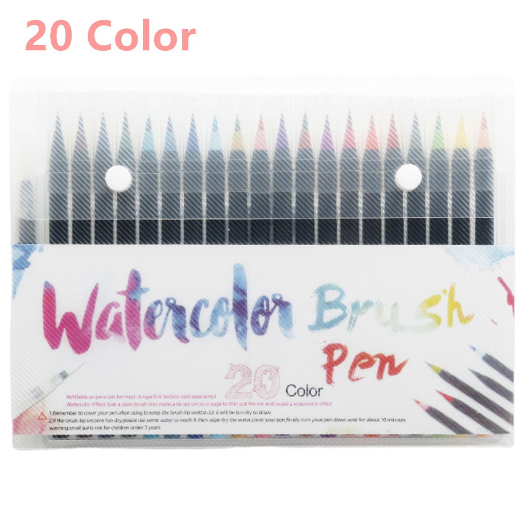 Buy 48colors Watercolor Markers(flexible Nylon Brush Tips)refillable Water  Blending Brush Paint Pen Art Supplies For Teen/kid/adult from Hefei Reiz  Innovative Tech. Co., Ltd., China