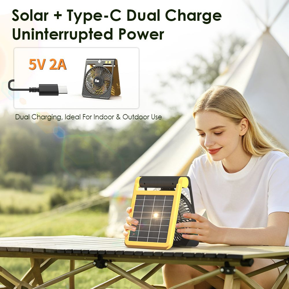 solar fan