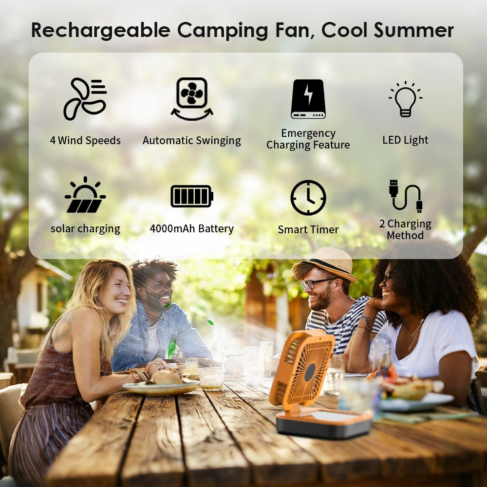 rechargeable fan