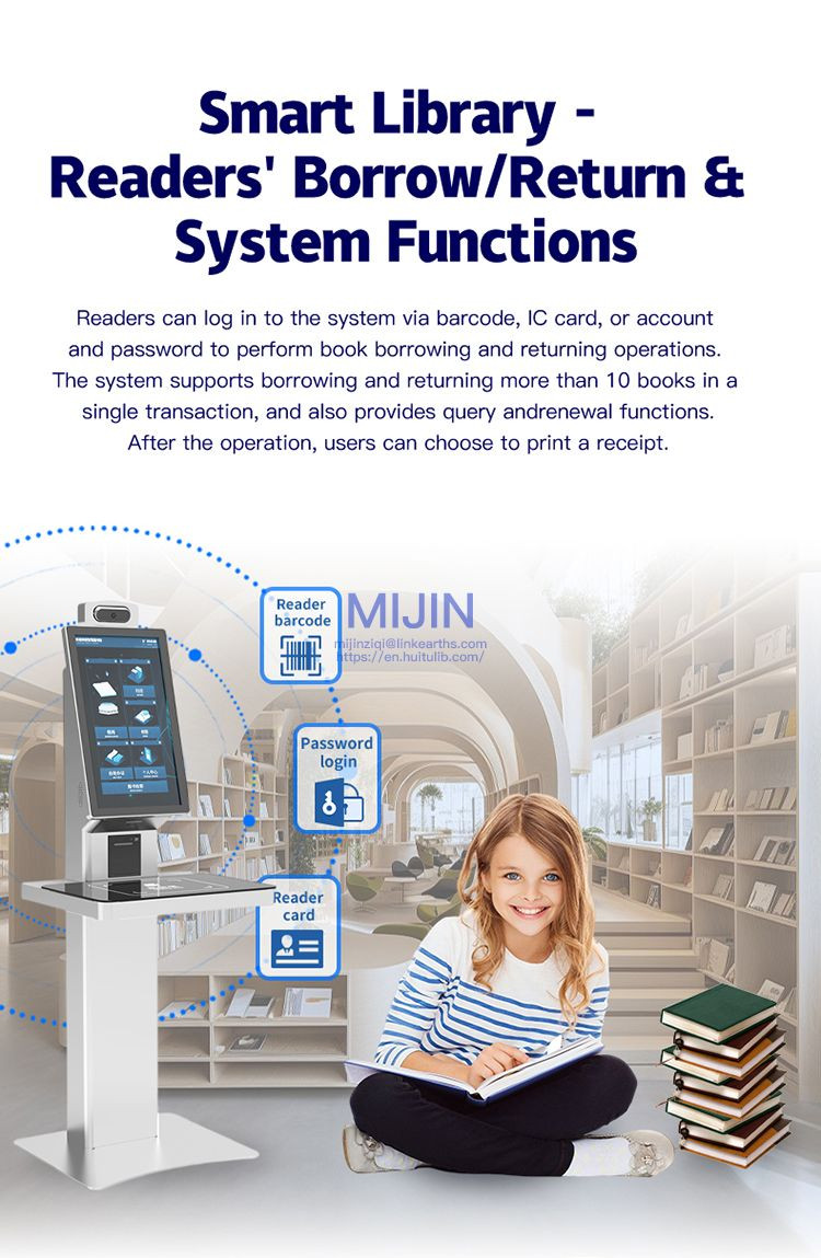 Buy Smart Library Rfid Handheld Inventory Device For Library Book ...