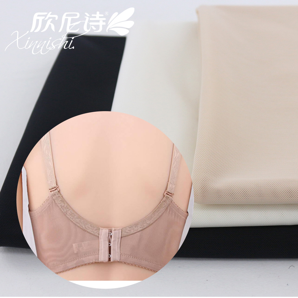 Ultrathin Knitting Mesh Fabric 93%Polyester 7%Spandex Underwear for Female  - China Fabric and Textile Fabric price