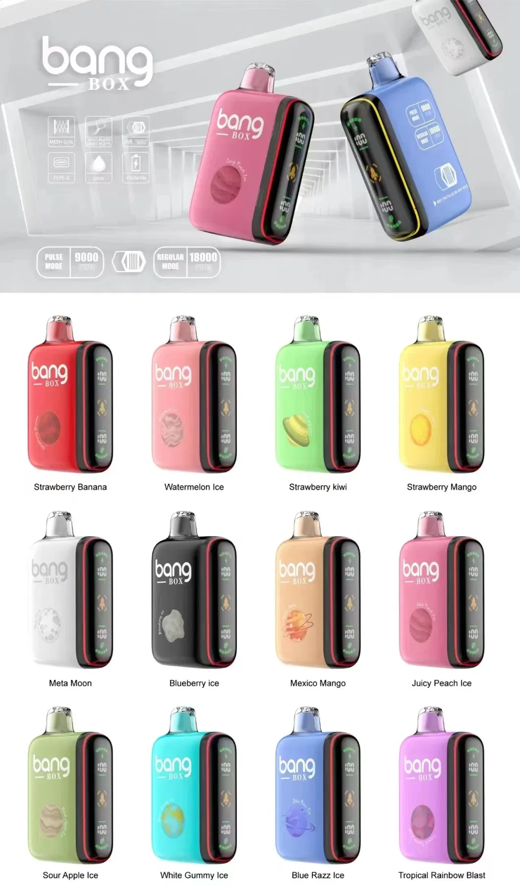 elf bar vape uk JNR Phone Vape 30000 Puffs | 2% nicotine, 19mL, touchscreen, airflow  control, smart main image 1