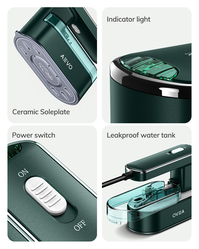 Buy Aevo 2in1 Portable Steam Iron For Clothes Horizontal&vertical