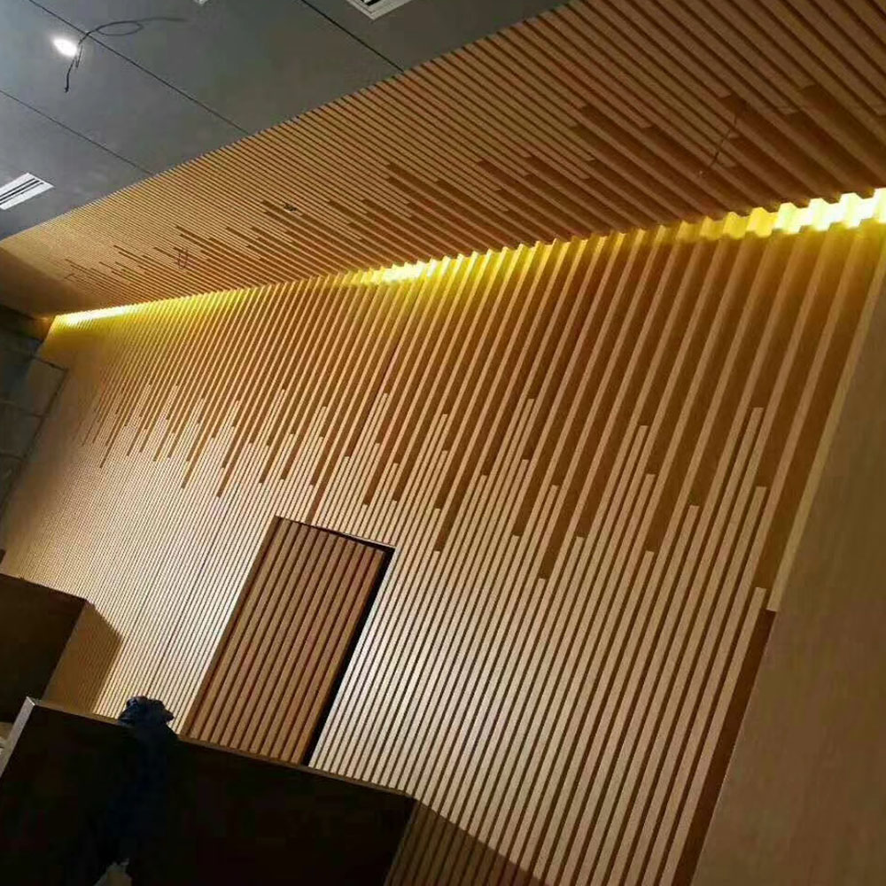 Buy Aluminium Glass Partition Wall With Timber Aluminum Clad Wood Wall ...