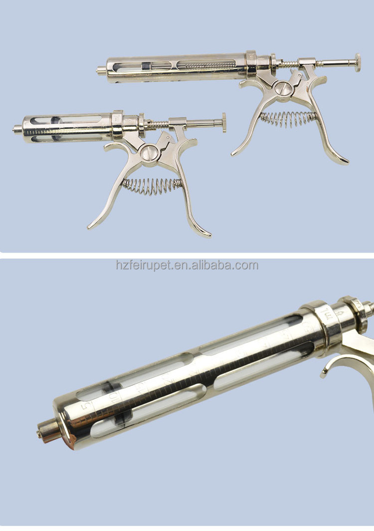 Buy Animal Continous Luer Lock Injection Syringe Revolver Stainless ...