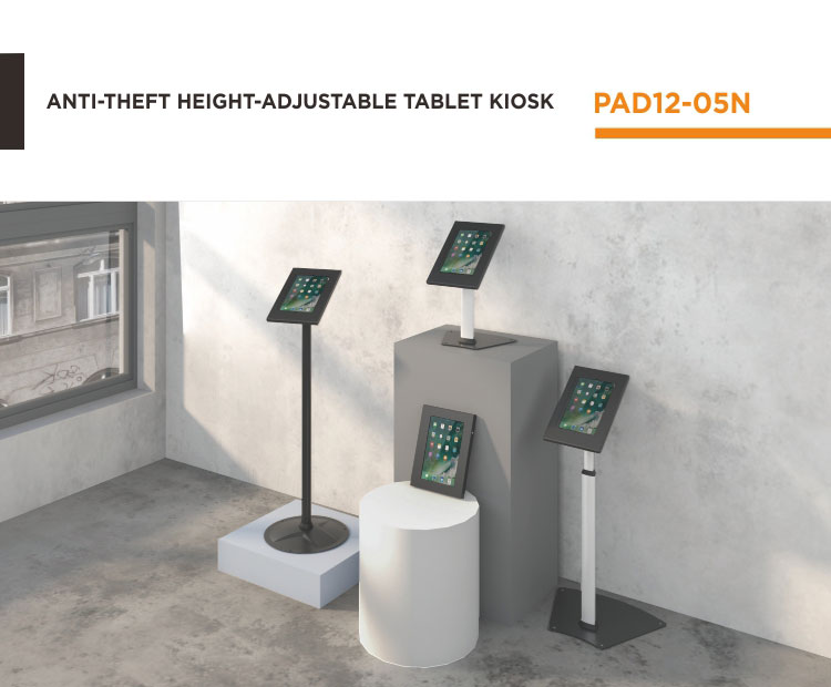 2-in-1 Multi-Purpose Anti-theft Tablet Kiosk(Desk Stand/Wall Mount)  Supplier and Manufacturer- LUMI