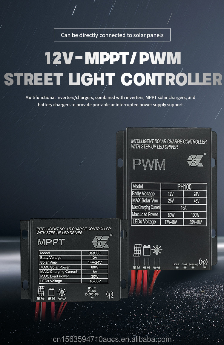 Buy Automatic Led Solar Street Light Mppt Solar Battery Charge ...