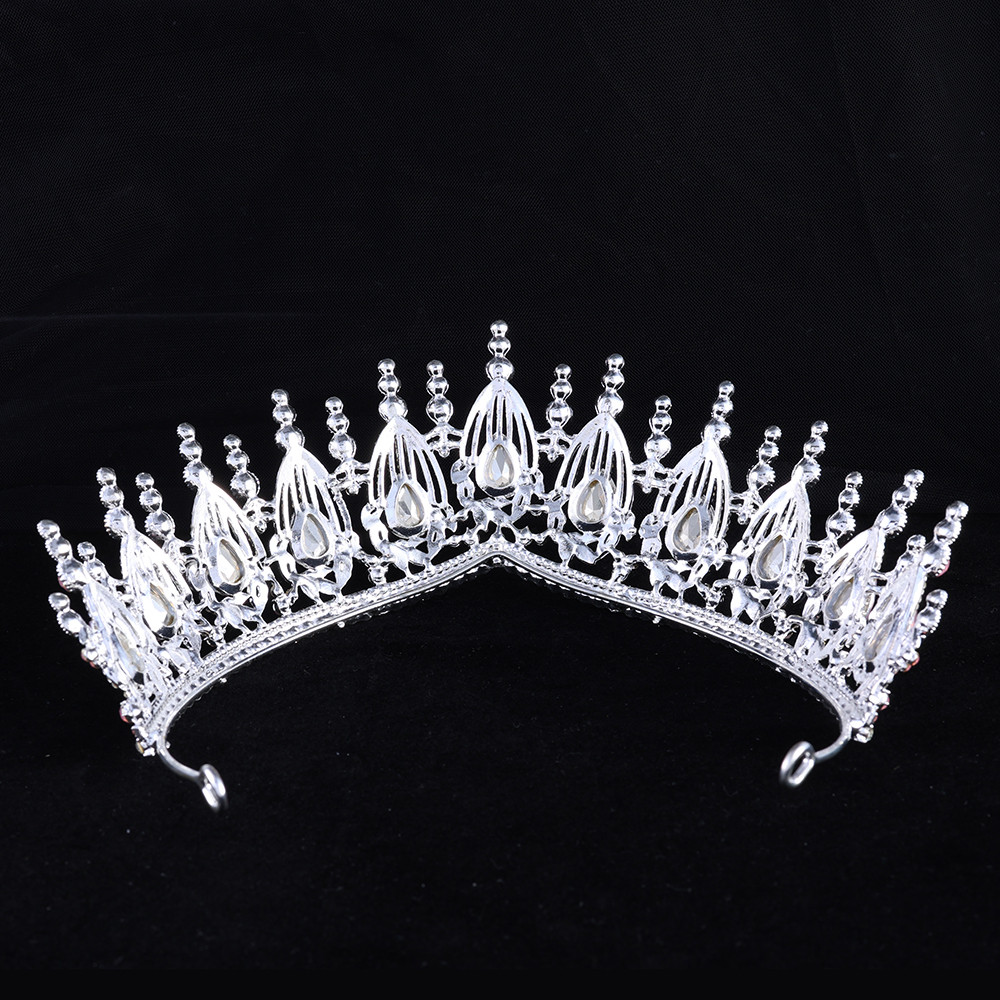 Buy Baroque Bridal Crown Ball Beauty Blue Red Green Jelly Color ...