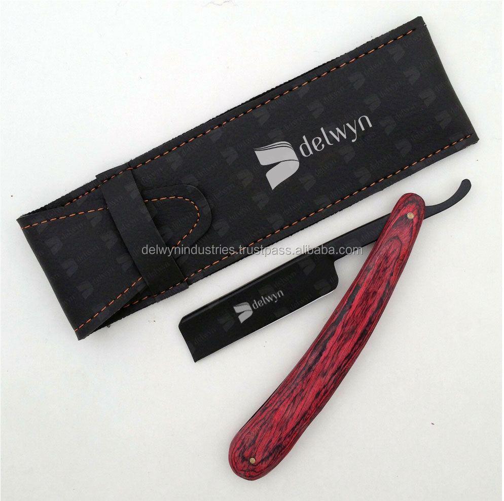 Buy Beard Cutting Folding Knife Shaving Straight Razor Barber Shaving ...