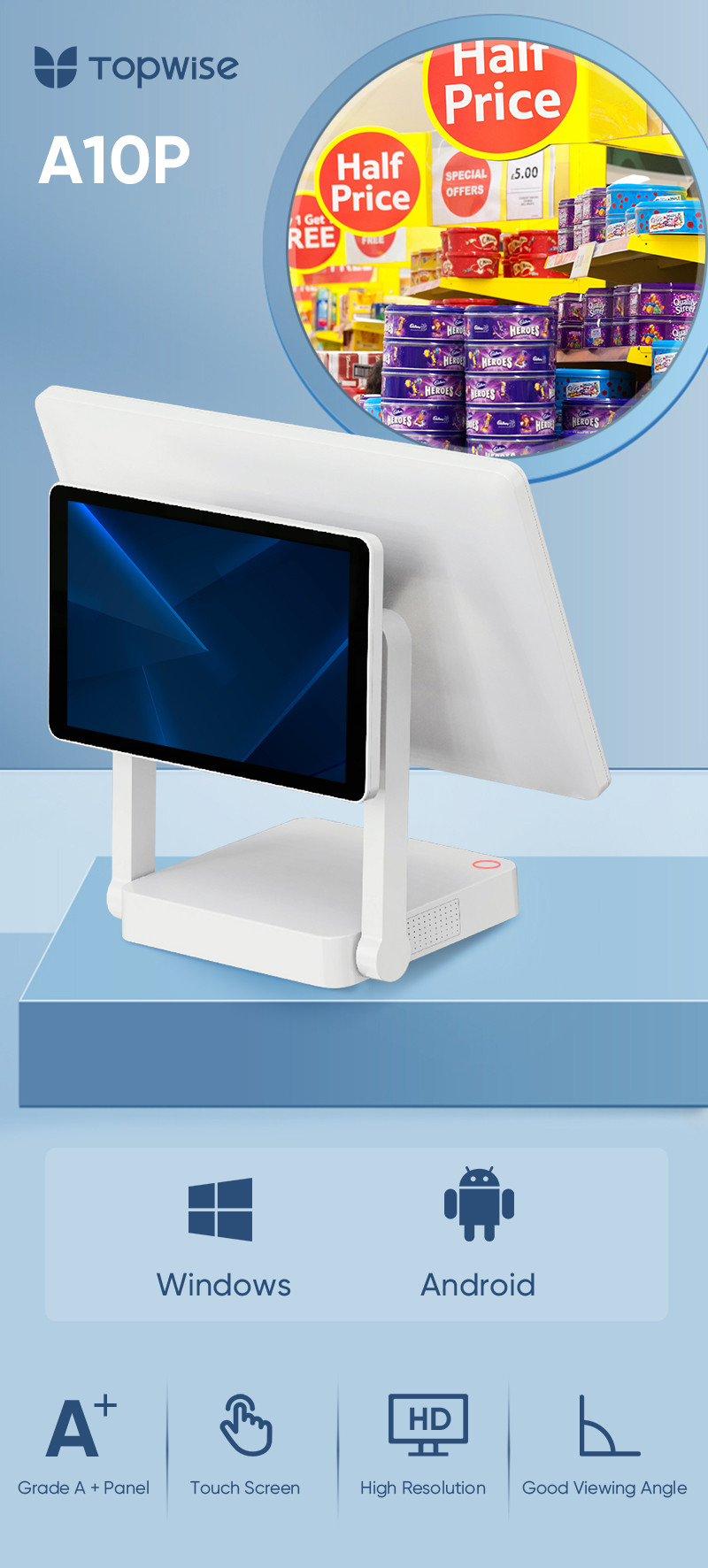 Buy Cash Register Pos System For Small Businesses Simplified Sales ...
