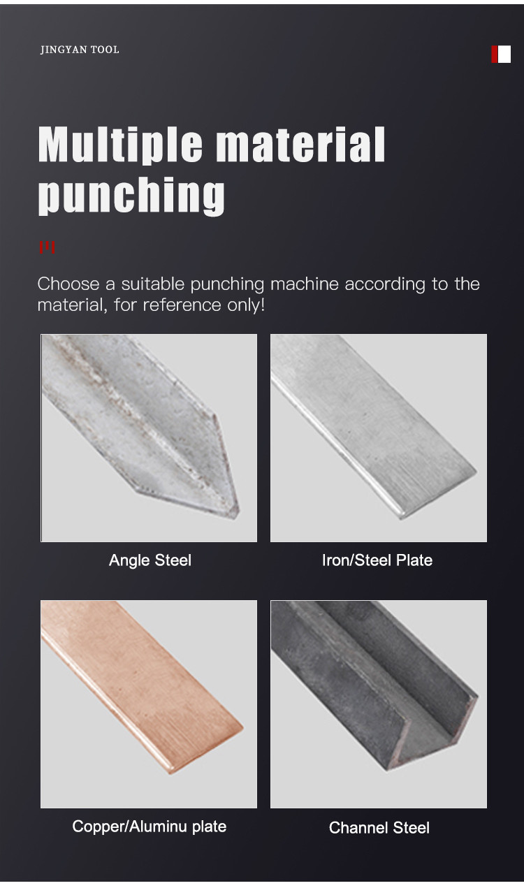 Buy Ch-80a Steel Plate Hole Punching Machine Of Metal Plate Hydraulic ...