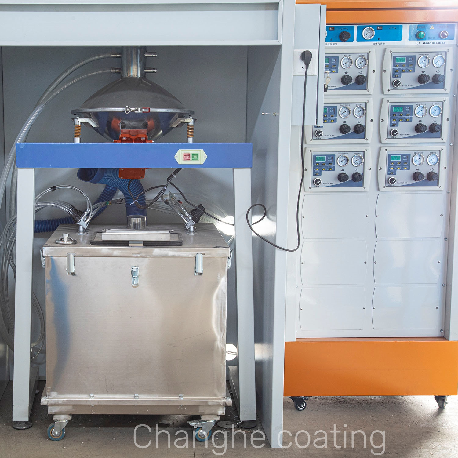 Buy Changhe Full Automatic Electrostatic Powder Coating Line For Spray ...