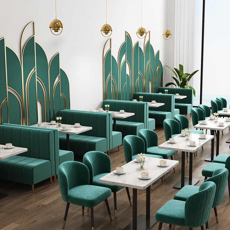 modern design restaurant booth seating from
