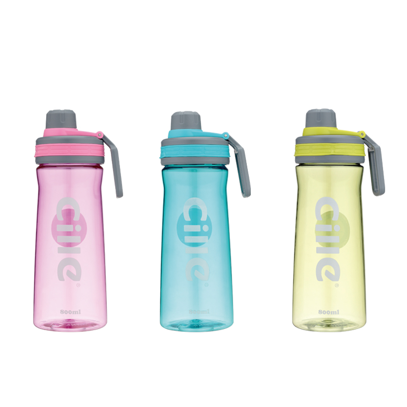 Personalised Water Bottle with Flip Top Straw 800ml Kids School