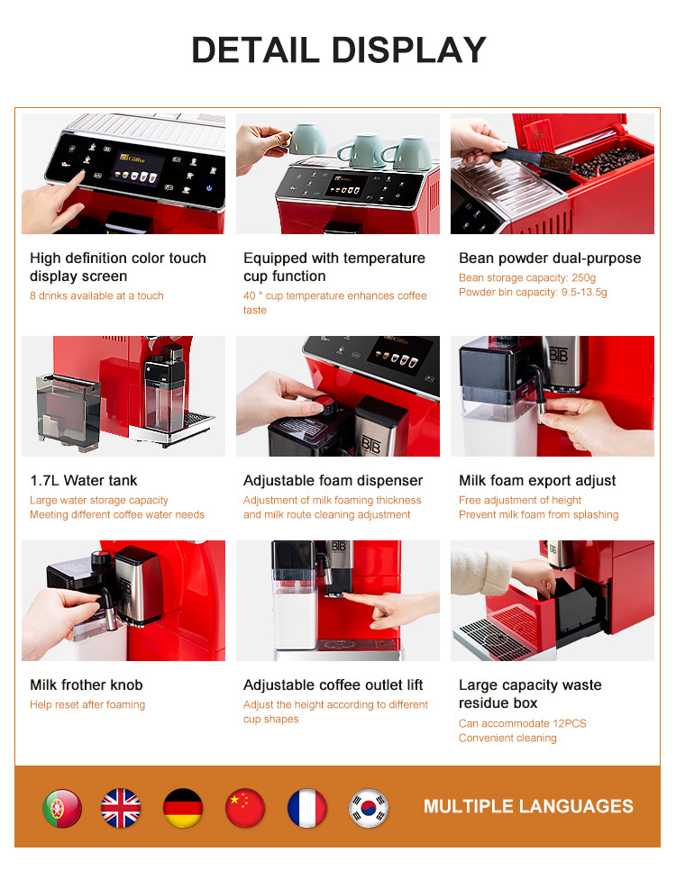 Buy Coffee Machine 2024 Professional Fully Automatic Coffee Machine