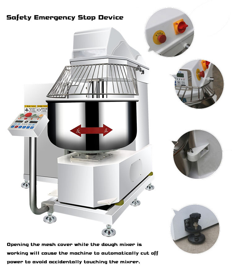 Maxer Snack Buy Commercial Automatic Spiral Dough Mixer Dough Kneading Machines ...