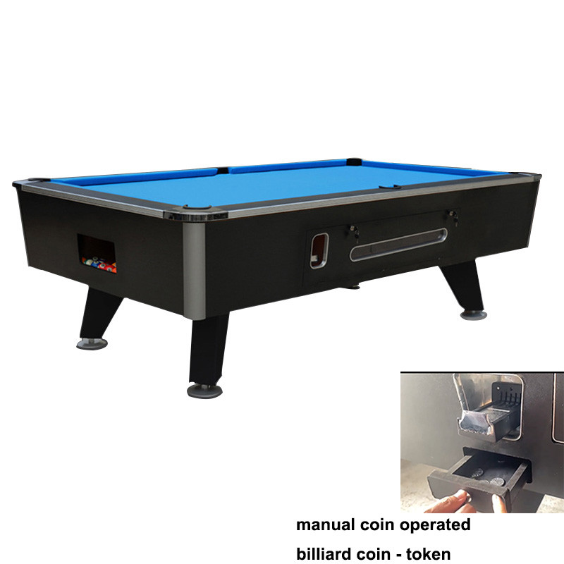 Buy Commercial Use Coin Operated 7ft 8ft Pool Table Manual Coin ...