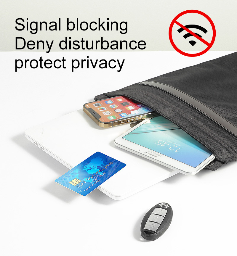 Buy Custom Faraday Laptop Bag Shielding Privacy Travel Security Anti ...