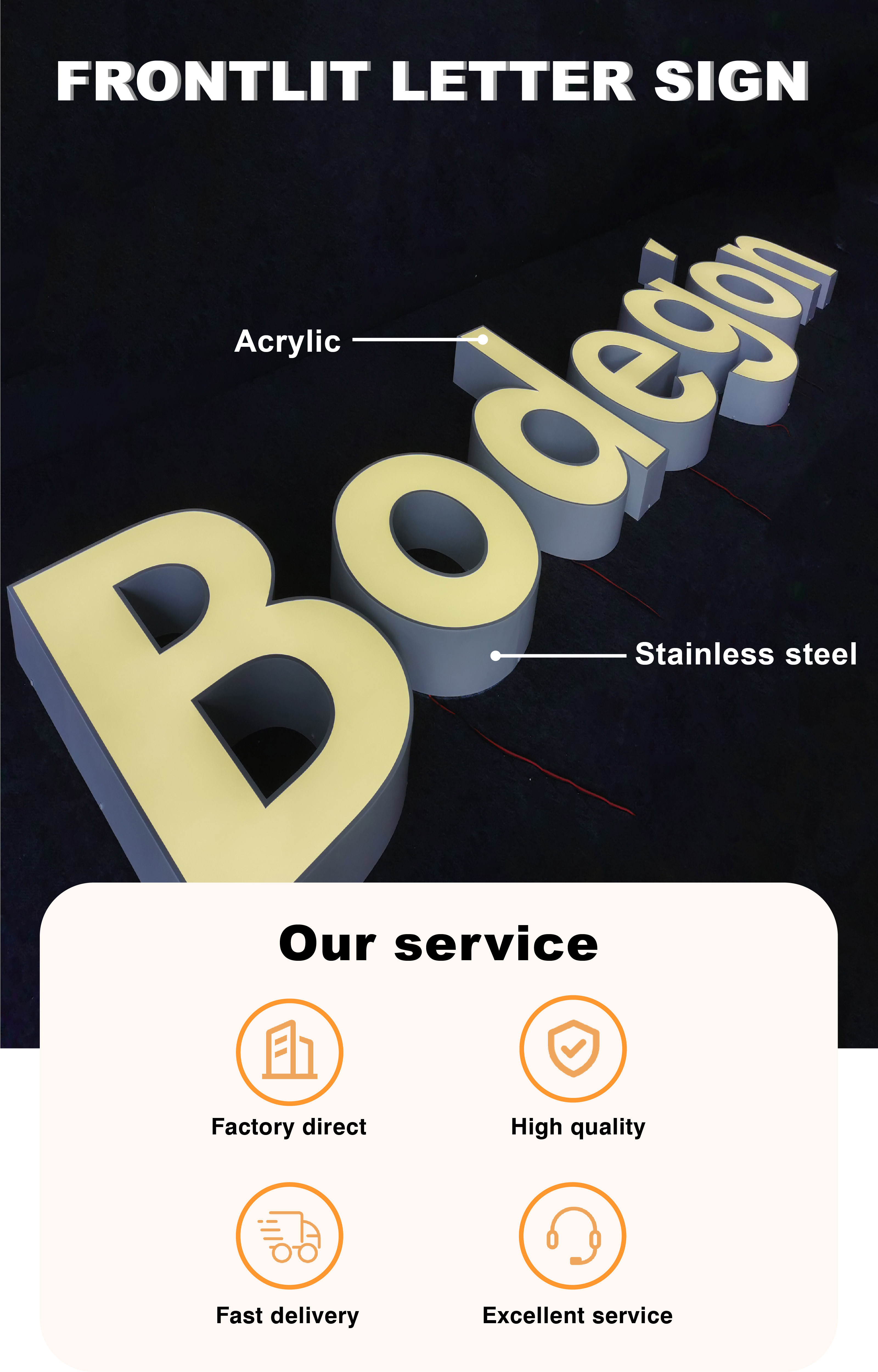 Buy Custom Illuminated Sign Board Led Light Logo Led Sign Acrylic Logo ...