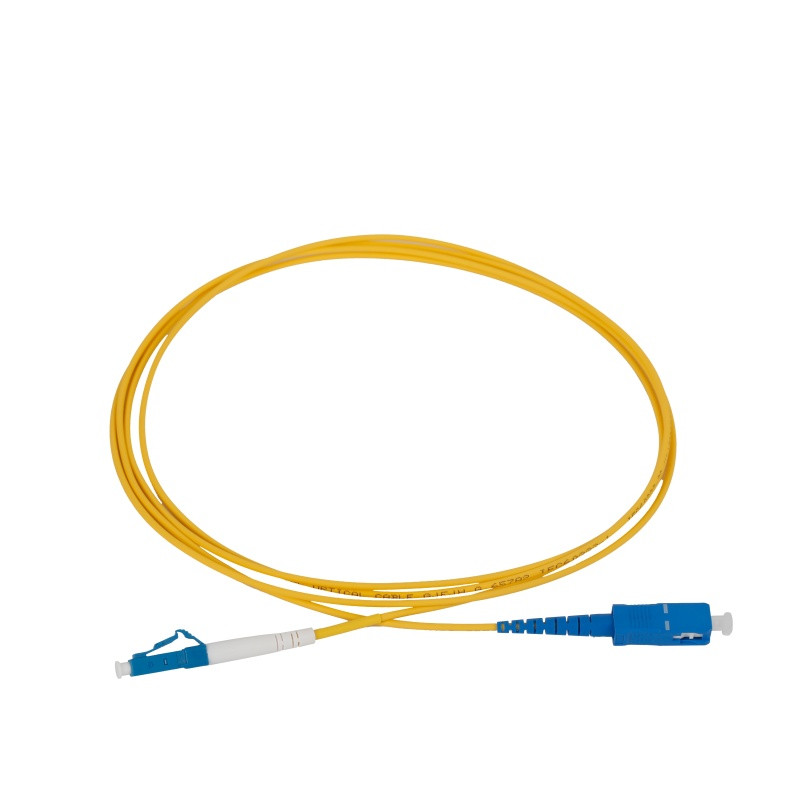 Buy Custom Lc Sc Fc Singlemode Simplex 9/125 2mm Pvc Fiber Optic Patch ...