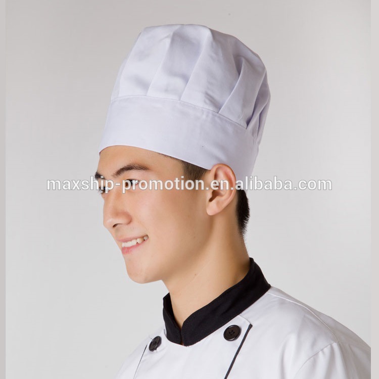 Buy Custom Logo Restaurant Chef Hat For Hotel Kitchen Cafe Bar