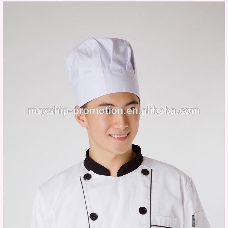 Buy Custom Logo Restaurant Chef Hat For Hotel Kitchen Cafe Bar