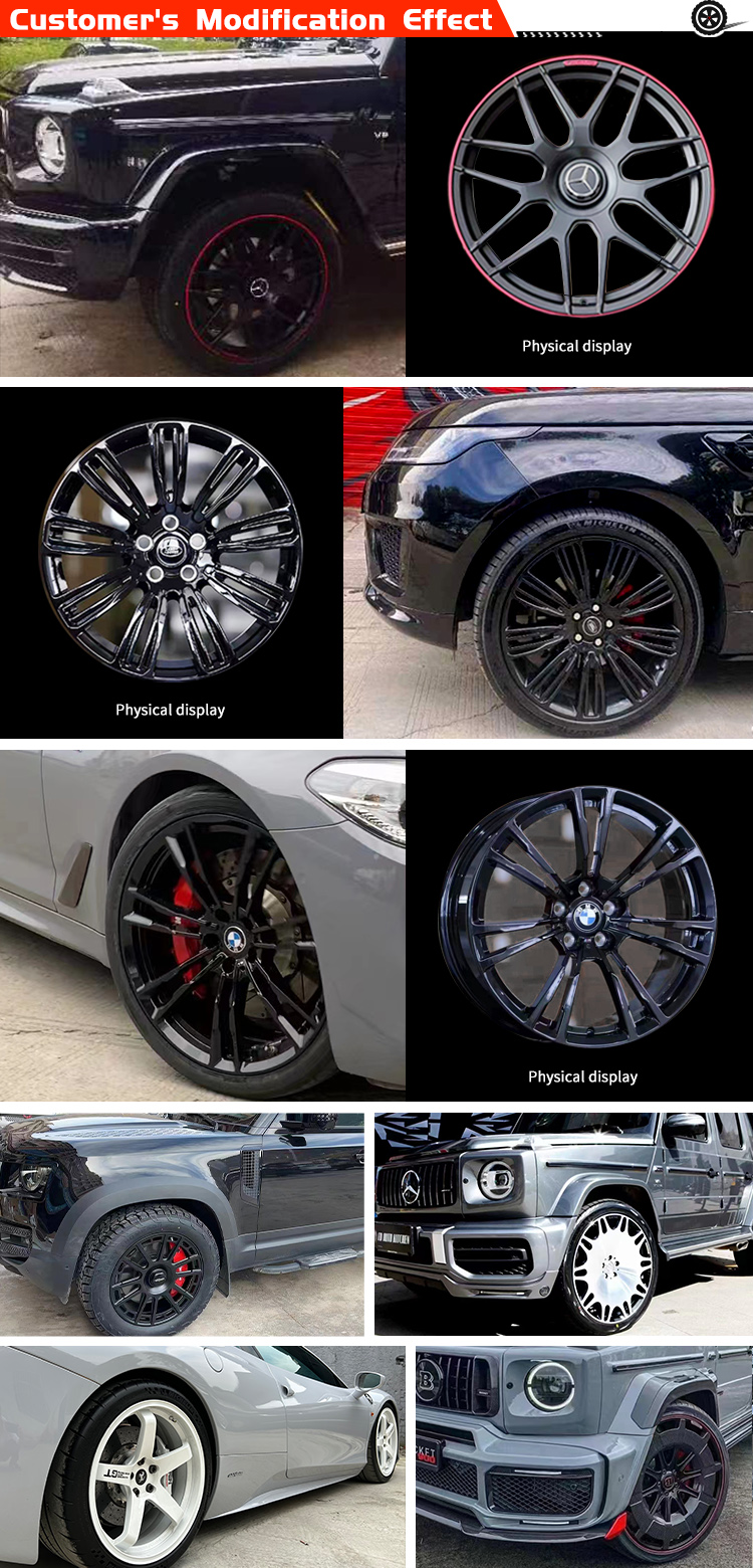 Buy Custom Passenger Car Wheels Tires 18 19 20 21 22 23 24 Inch Forging ...