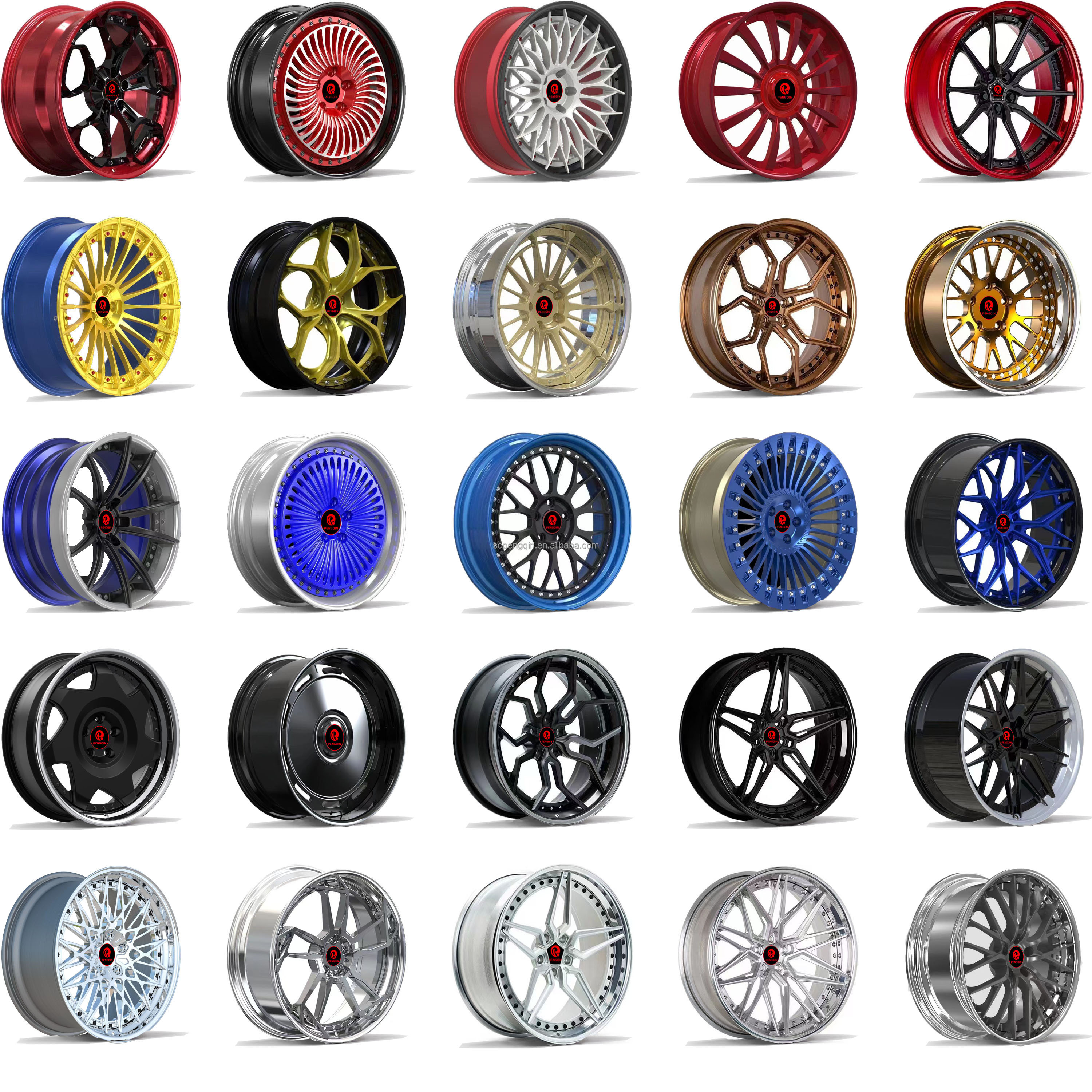 Buy Custom Passenger Car Wheels Tires 18 19 20 21 22 23 24 Inch Forging ...