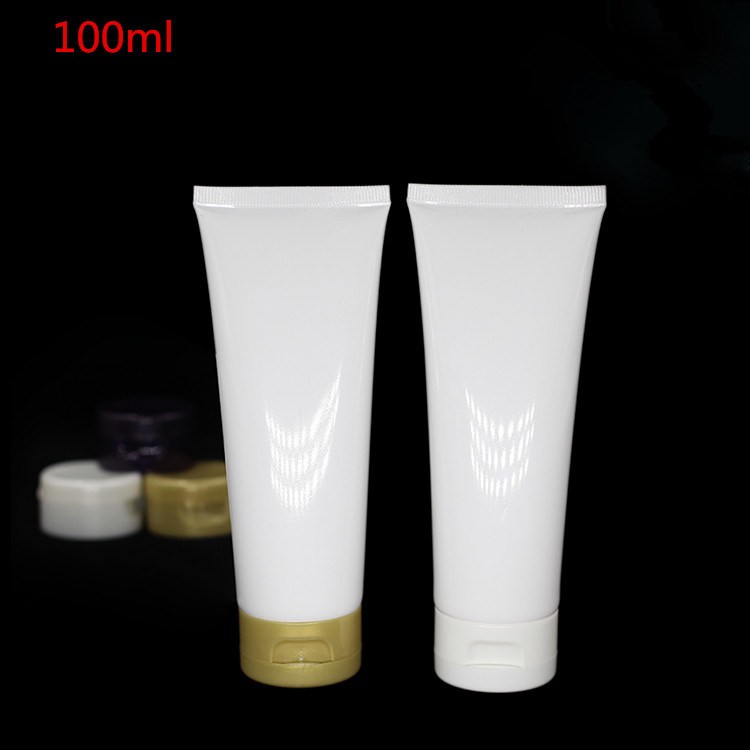 Buy Custom Round Plastic Tube Packaging Cosmetics 100ml Skin Care Products Hand Cream Cleanser