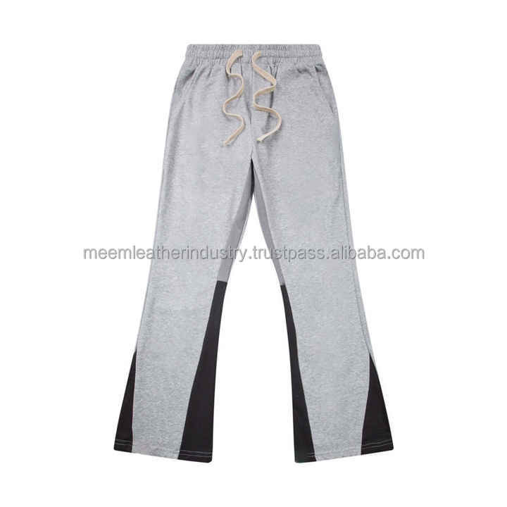Buy Custom Soft 100 Cotton Flare Sweatpants Men Jogger Flare