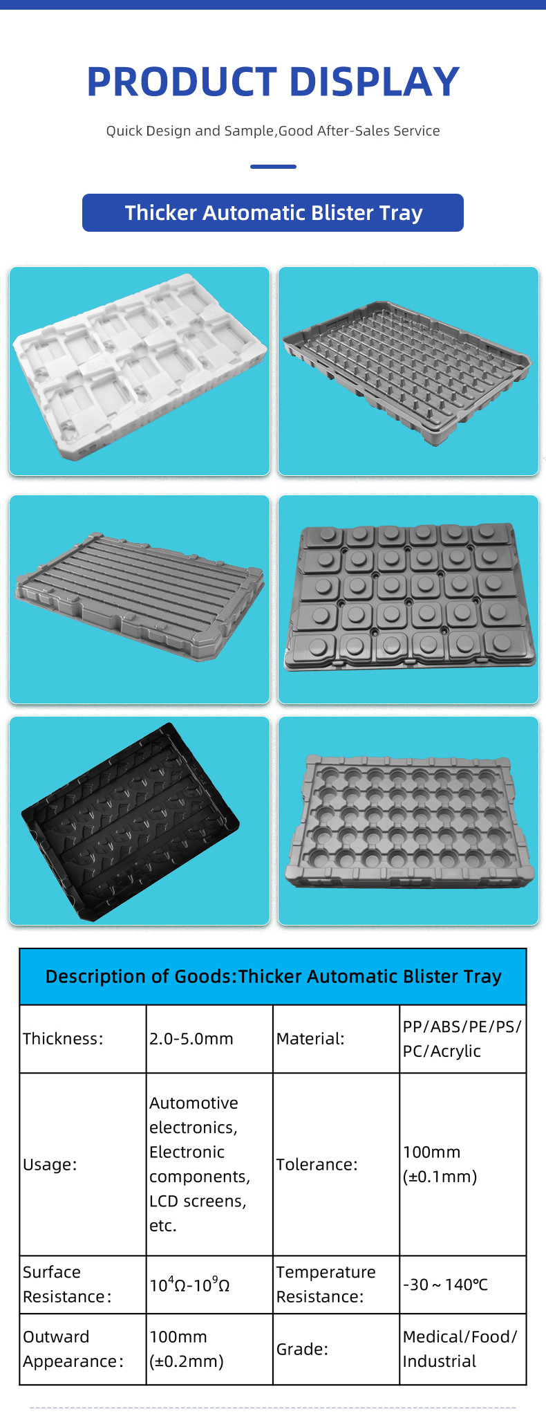 Buy Customized Abs Vacuum Forming Product Custom Abs Plastic Vacuum ...